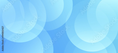 Minimalist banner background blue gradations circle shape pattern.modern.vector eps 10