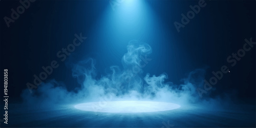 A beautiful blue summer sky with fluffy white clouds and bright sunlight creates a heavenly nature atmosphere of light in the dark