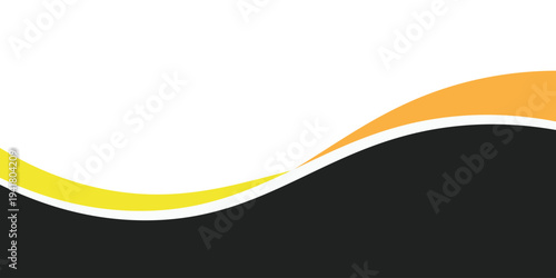 Abstract wave footers background illustration, EPS 10, Vector Illustration