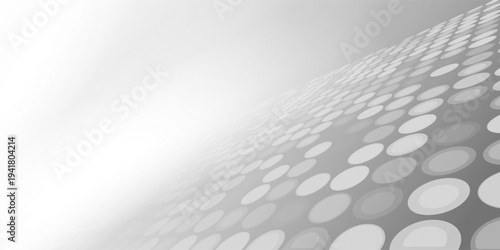 Abstract blurred background featuring light grey dots on a waving surface.
