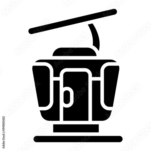 Cable Car Solid Icon