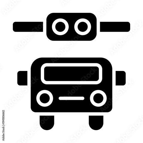 City Traffic Solid Icon