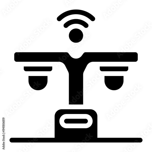 Light Road Solid Icon