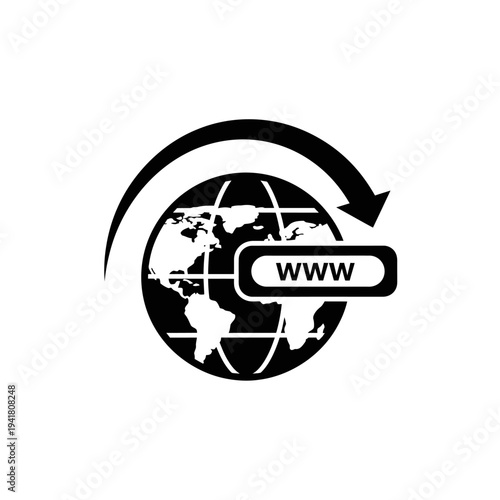 Global Internet Connection and Worldwide Web Concept.