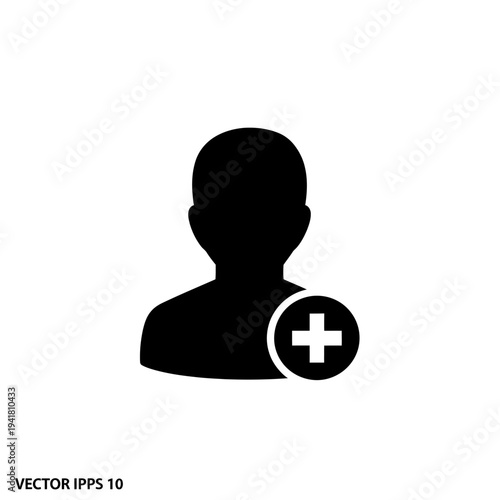 Add User Icon - New Account Creation Symbol.