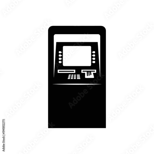 ATM Machine Icon - Financial Transaction Automation.