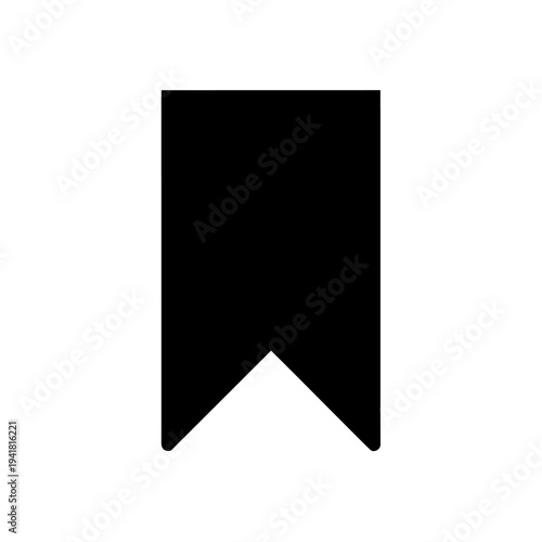 Free Download Black Bookmark Icon for Digital Content Saving. - GFXLoad