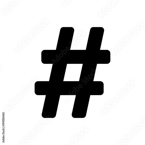 The Hashtag Symbol - A Visual Representation.