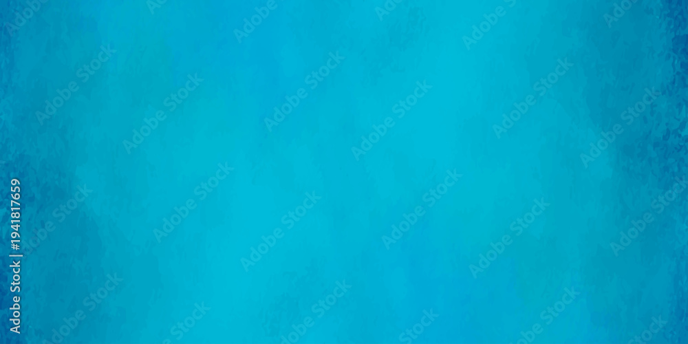 Fototapeta premium Abstract blue watercolor background with soft cyan gradient and subtle paper texture for creative design backdrops
