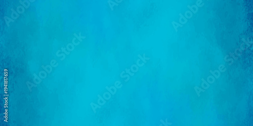 Abstract blue watercolor background with soft cyan gradient and subtle paper texture for creative design backdrops