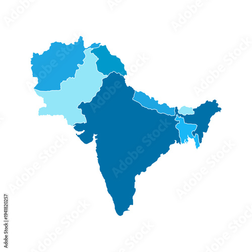 Map of South Asia Pacific