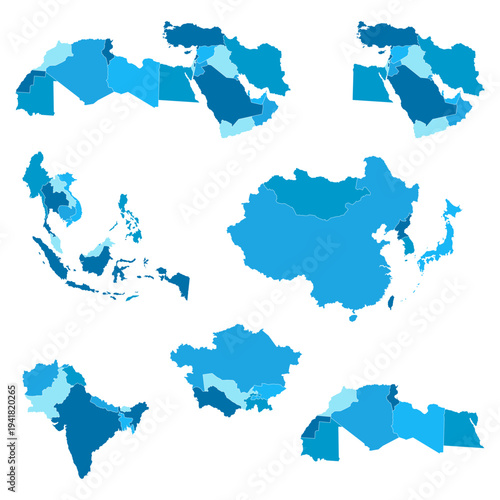 Map of Asia Pacific.