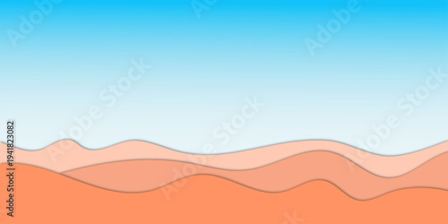 Minimal geometric color shapes and lines. Abstract monochrome creative background. Colorful carving and paper cut art design element.