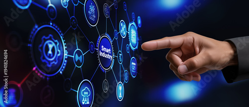 Smart Industry revolutionizes manufacturing with IoT, AI, and automation for efficiency