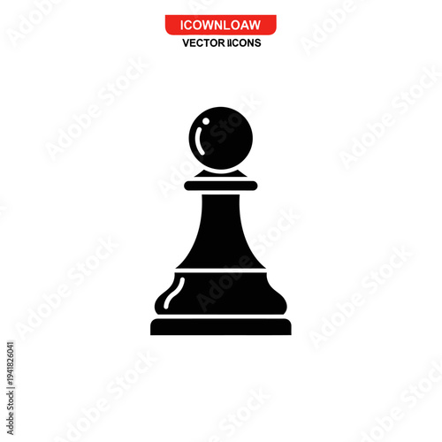 Chess Pawn - Strategy and Game Piece Illustration.