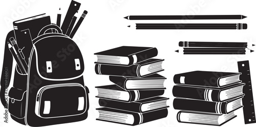 School Supplies and Books for Education and Learning Needs