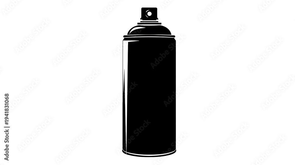 Obraz premium An isolated spray paint can illustration