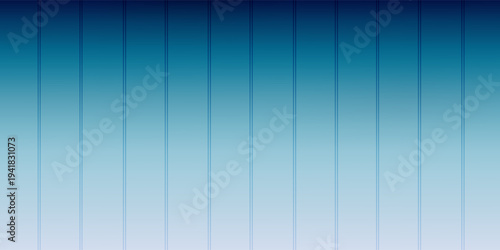 A sophisticated abstract background featuring a vertical gradient transitioning from light sky blue to a deep navy. The design is accented by thin, evenly spaced vertical pinstripes, creating