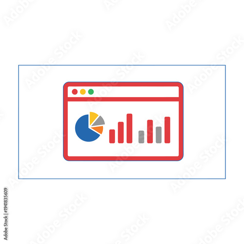 Digital dashboard displaying financial analytics and business growth charts