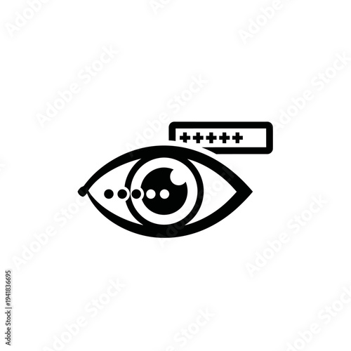 Eye tracking technology for security authentication system.