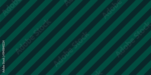 Simple vector stripes texture. Subtle dark green seamless pattern with bold diagonal lines, 45 degrees inclination. Abstract minimal striped background. Basic ornament. Repeated design for wallpapers