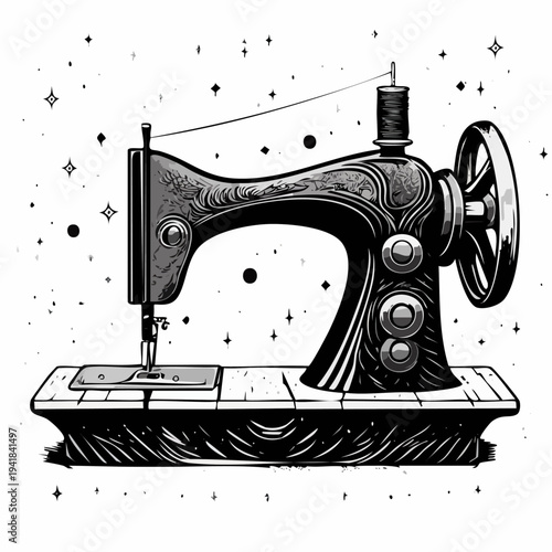 Vintage Sewing Machine.