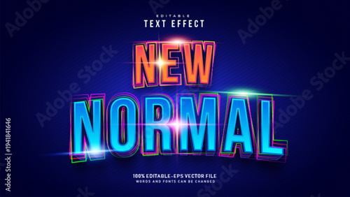 New Normal Text Effect