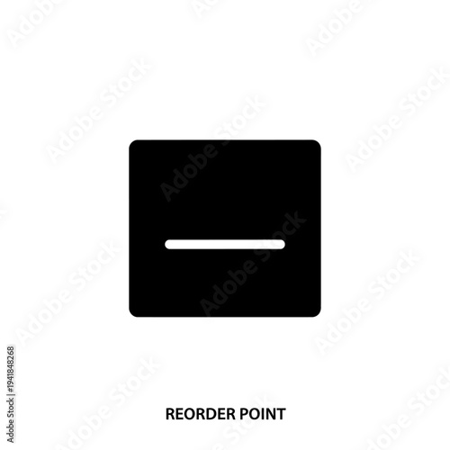 Free Download Reorder Point Icon - Inventory Management Symbol. - GFXLoad
