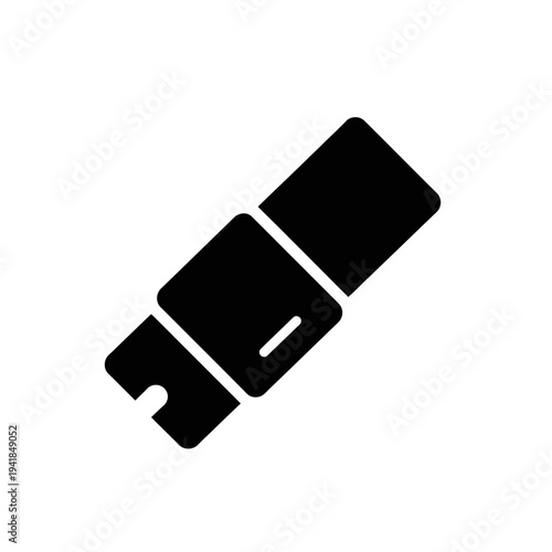 Seatbelt Buckle Icon for Safety and Security.