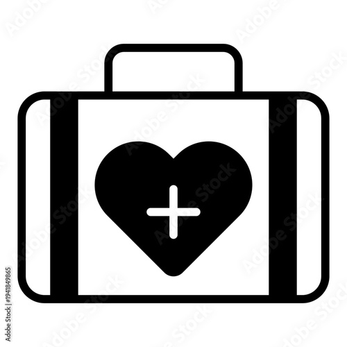 first aid glyph icon vector illustration isolated on white background