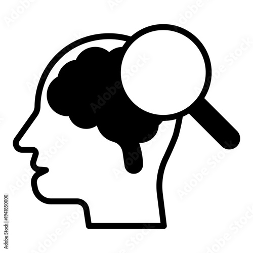 diagnosis glyph icon vector illustration isolated on white background