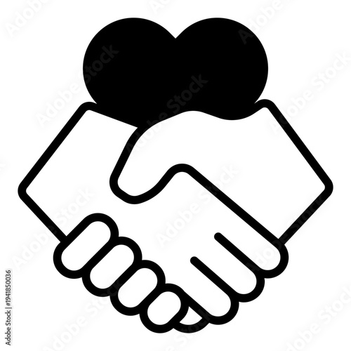 support glyph icon vector illustration isolated on white background