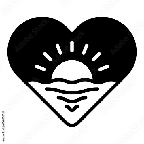 hope glyph icon vector illustration isolated on white background