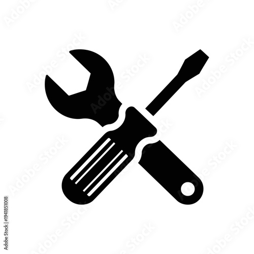 Wrench and Screwdriver - Tools for Repair and Maintenance.