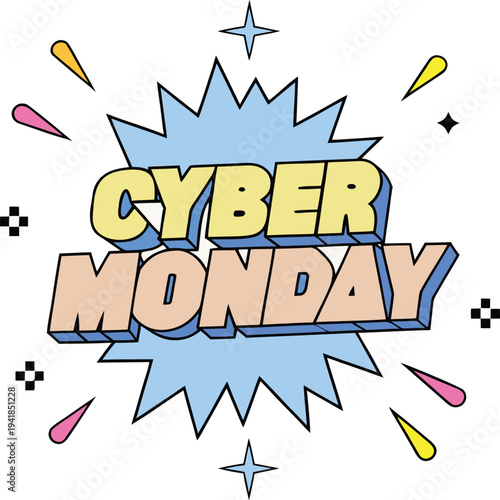 Pop art comic book explosion illustration