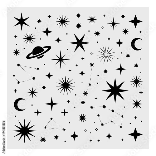 Celestial Wonders: A Cosmic Collection of Stars, Planets, and Constellations