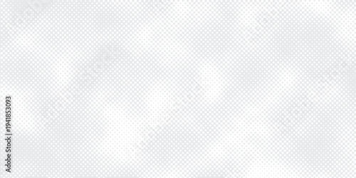 Abstract grey gradient background with white dot wave pattern, digital technology texture, big data concept, modern minimal tech design. vector design