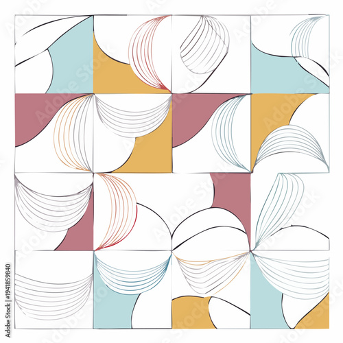 Colorful Geometric Pattern.