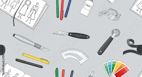 Fashion Design Tools and Accessories.