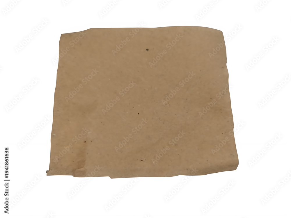 Obraz premium A brown colored square shaped object on a white background for design purpose