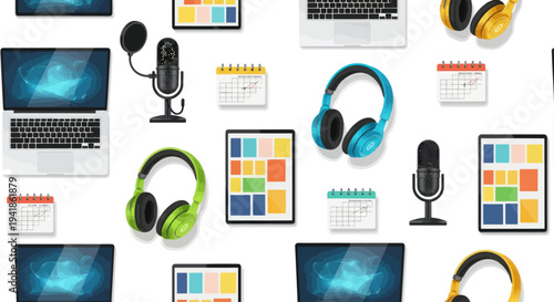 Computer Monitors Headphones Microphones Office Supplies.