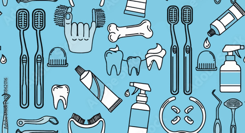 Dental Care Tools and Accessories Collection.