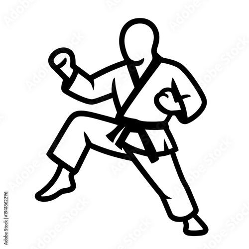 A man in a fighting stance with a black background