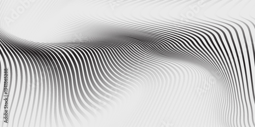 Abstract vector background with black wavy lines modern sport background. vektor