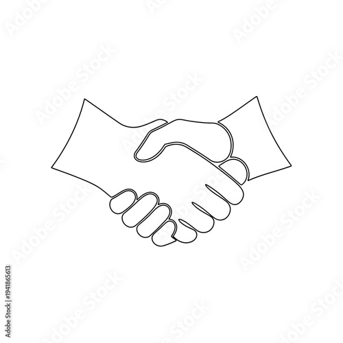 Handshake Symbolizing Agreement and Collaboration Concept.