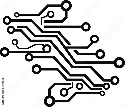 People network connecting dots representing communication and social interaction