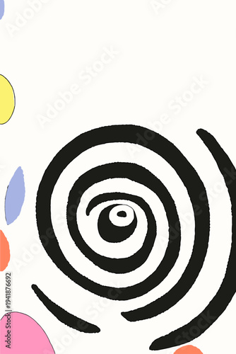 Hypnotic Op Art Pattern Creating a Dynamic Optical Illusion