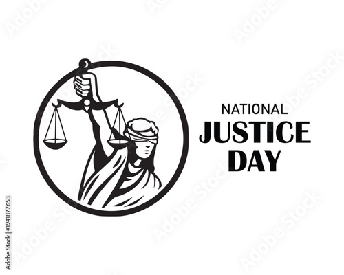World Day of Justice. . Holiday concept. Template for background, banner, card, poster with text inscription
