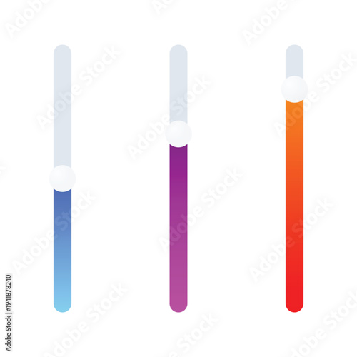 A colorful illustration of three test tubes with vibrant liquids inside