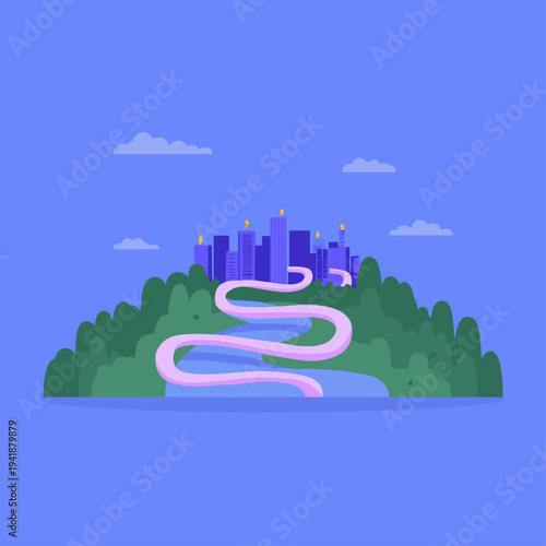 Intricate Circuit Trace Maze on a Green PCB Landscape